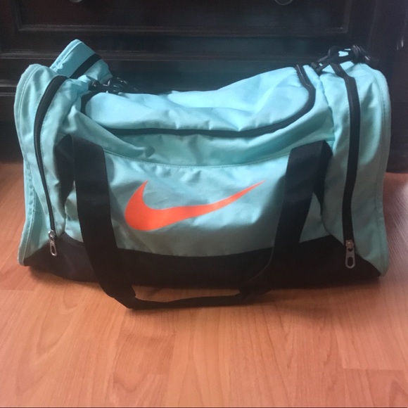 orange nike gym bag